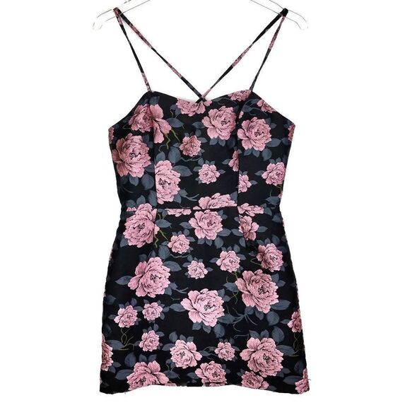 Forever 21 Rose Damask Mini Dress - Picture 1 of 12